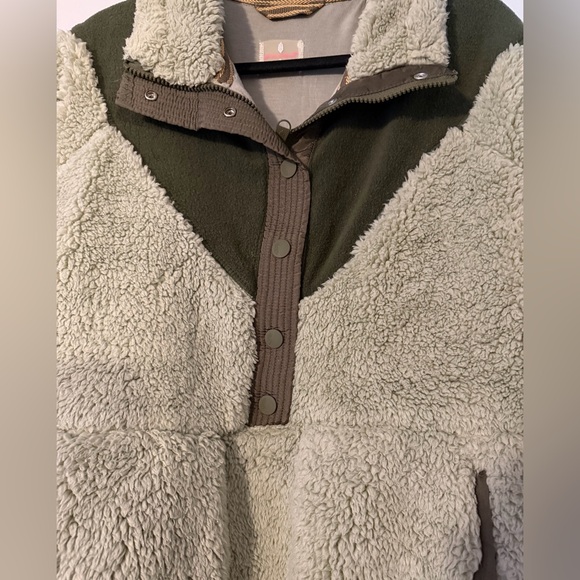 FP Movement Fall to Rise Fleece Quarter Snap Jacket Small - Picture 3 of 9